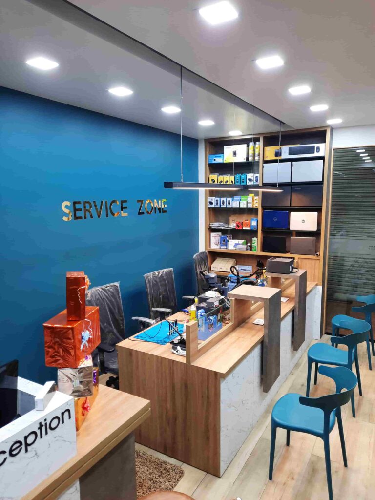 image of service center optimised to the interior of our branches