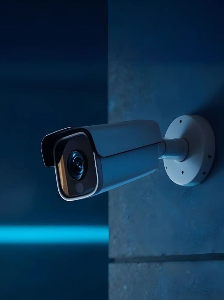 image of cctv camera optimised to show cctv services that we provide